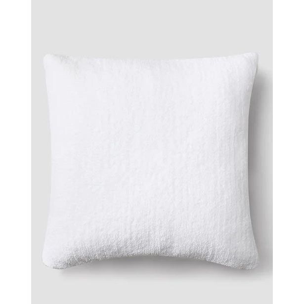 Sunday Citizen Clear White Snug Throw Pillow 20x20 - Image 1