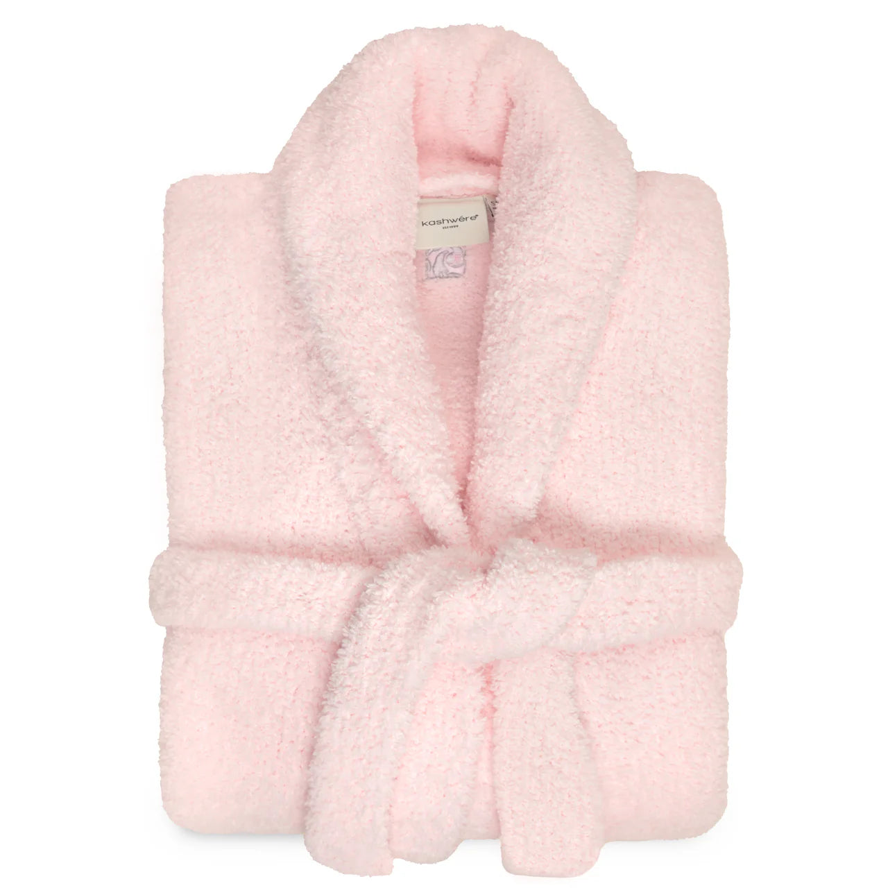 Kashwere Pink Signature Shawl Collar Robe ~ Large - Image 2