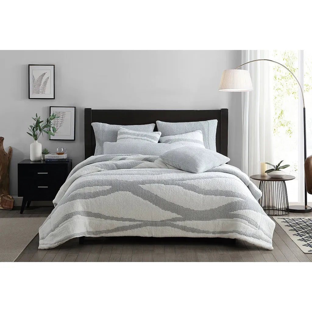 Sunday Citizen Cloud Gray Snug Lumbar Pillow 36 x 14 - Image 3