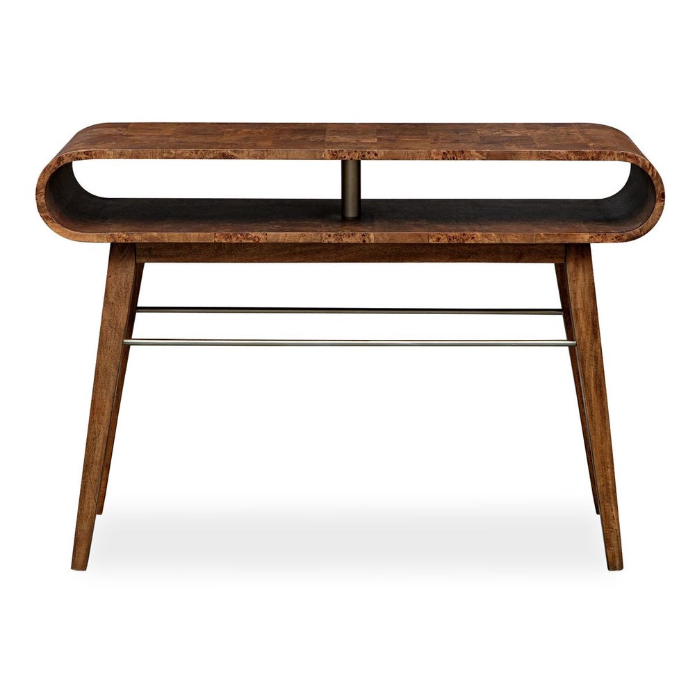 Uttermost Ledger Burl and Java Wood Console Table - Image 2