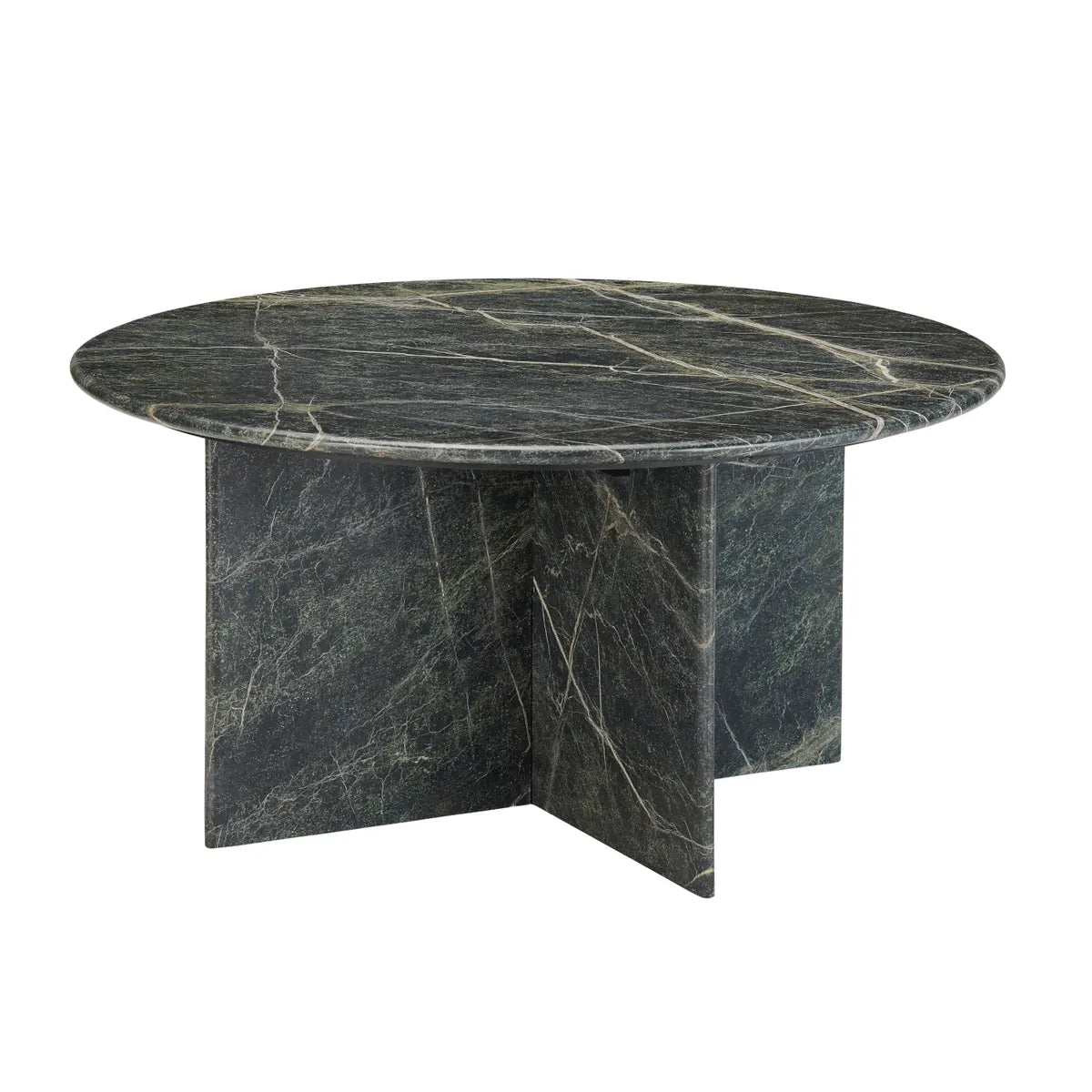 Crestview Collection Virentia Round Coffee Table - Image 1