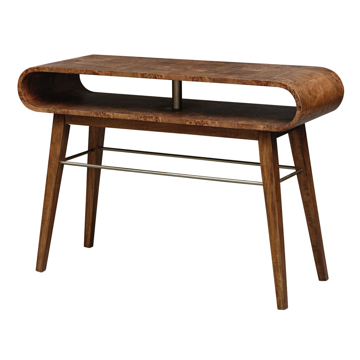 Uttermost Ledger Burl and Java Wood Console Table - Image 3