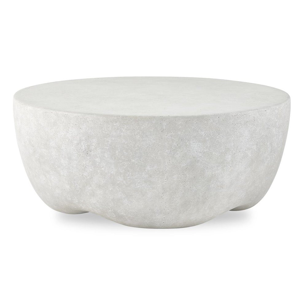 Uttermost Wright Light Stone Concrete Coffee Table ~ Indoor And Outdoor Use