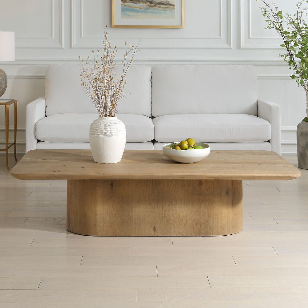 Uttermost Camerlin Reclaimed Oak Coffee Table - Image 1