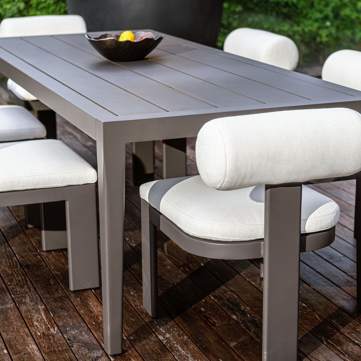 Uttermost Polanco Java Black Outdoor Dining Table - Image 1