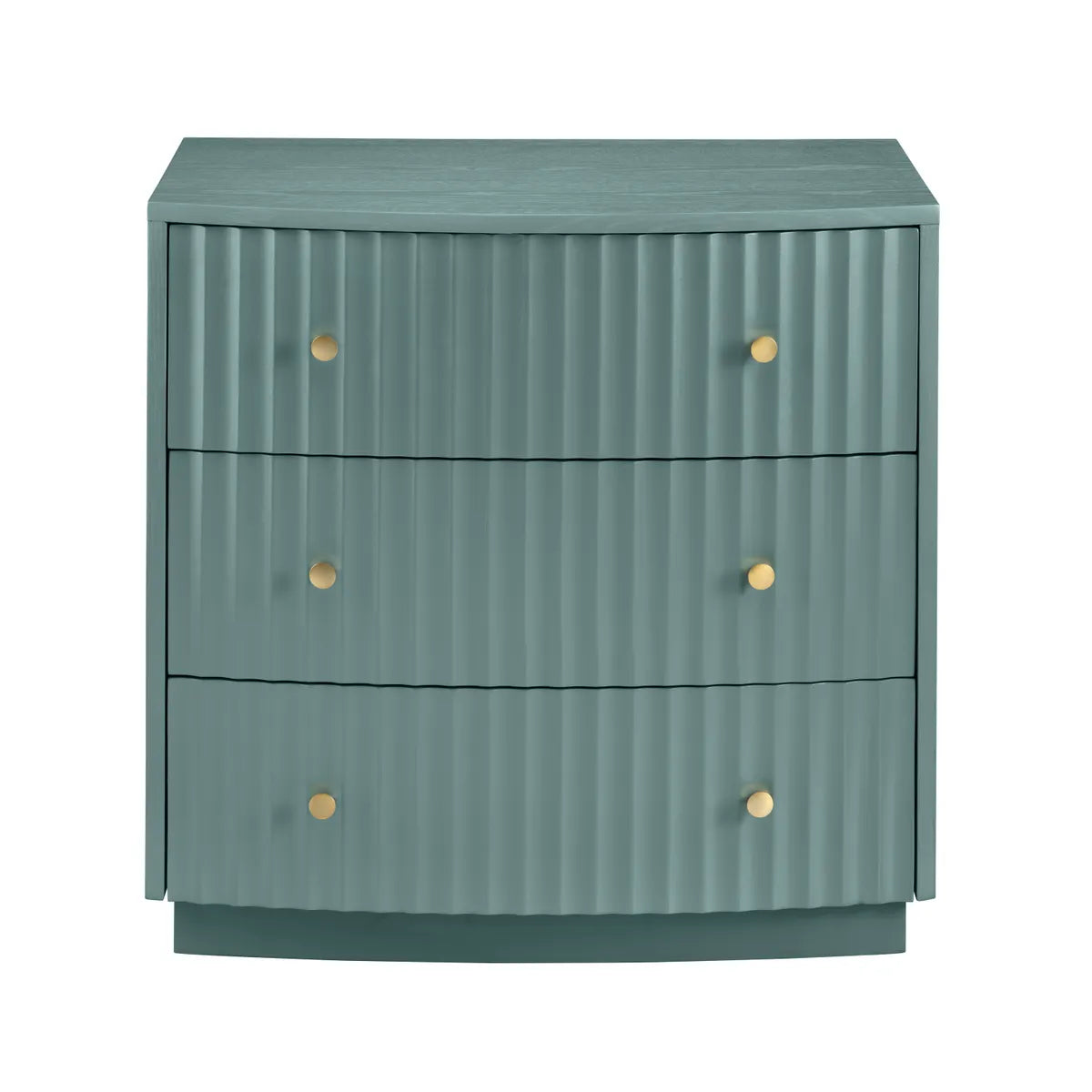 Crestview Collection Percy Teal Three- Drawer Chest - Image 2