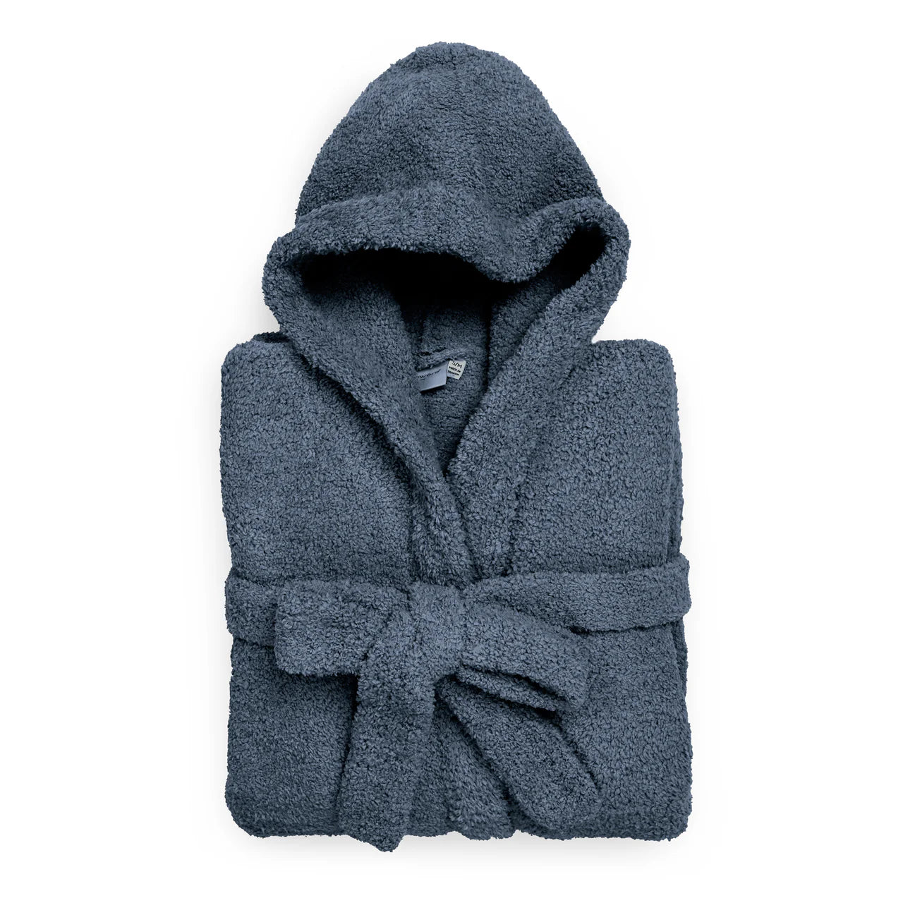 Kashwere Ultra Plush Vintage Blue Signature Hooded Robe Chenilla Classic ~ Small/Medium - Image 2