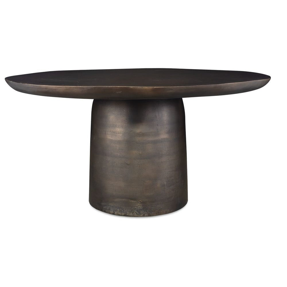 Uttermost Madrone Golden Dark Bronze Dining Table ~ Indoor And Outdoor Use - Image 2