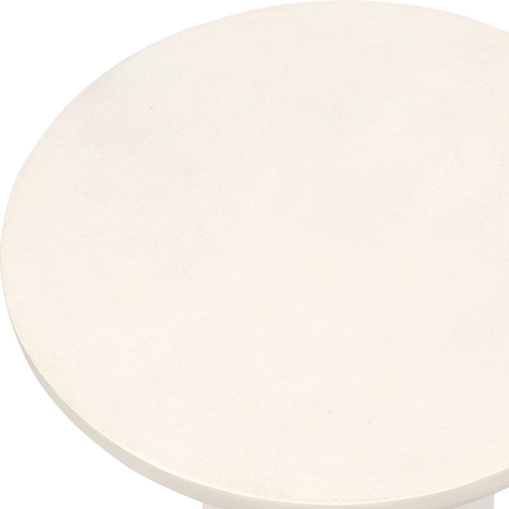 Uttermost Joppa Warm White Accent Table ~ Indoor And Outdoor Use - Image 2