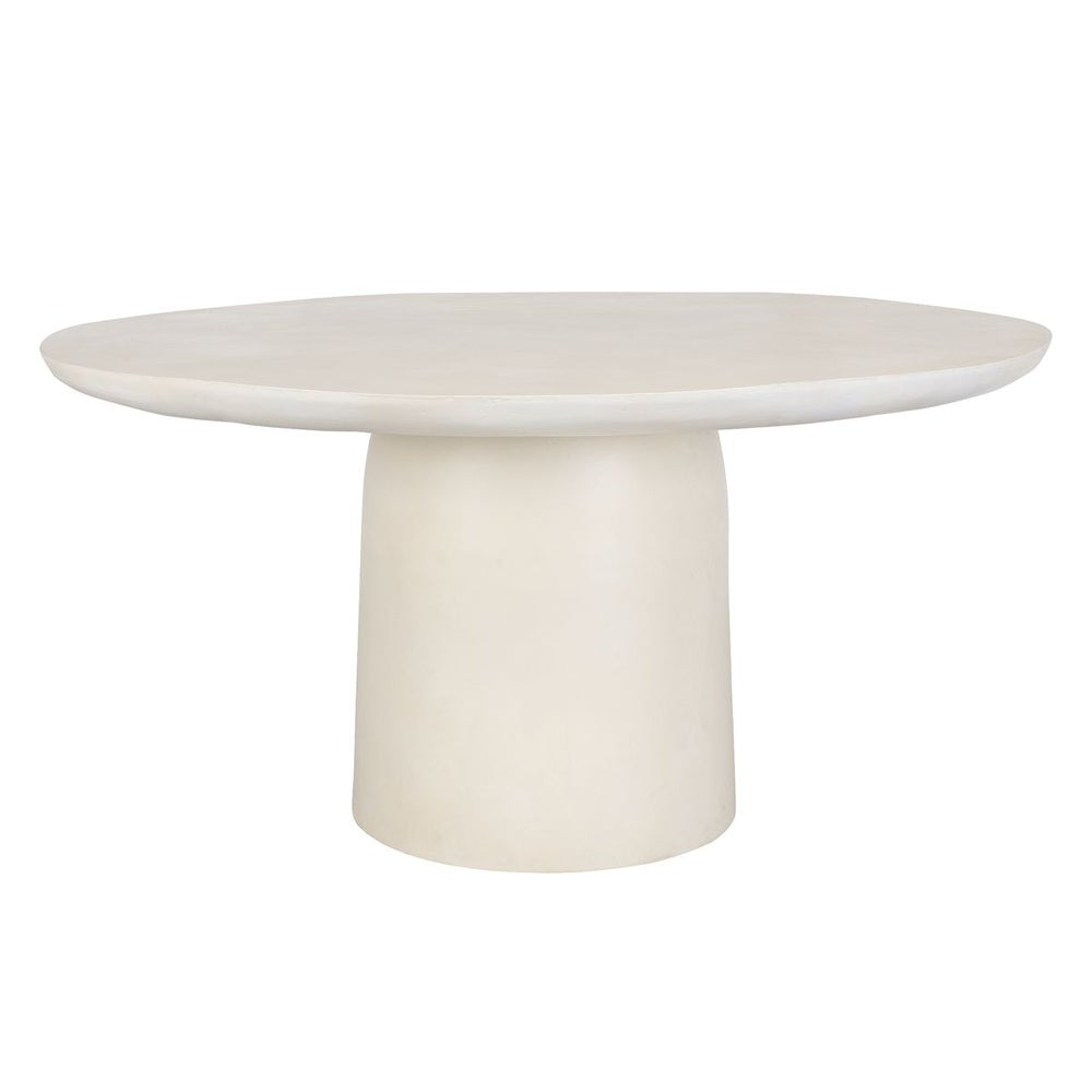 Uttermost Madrone Warm White Dining Table ~ Indoor And Outdoor Use - Image 2