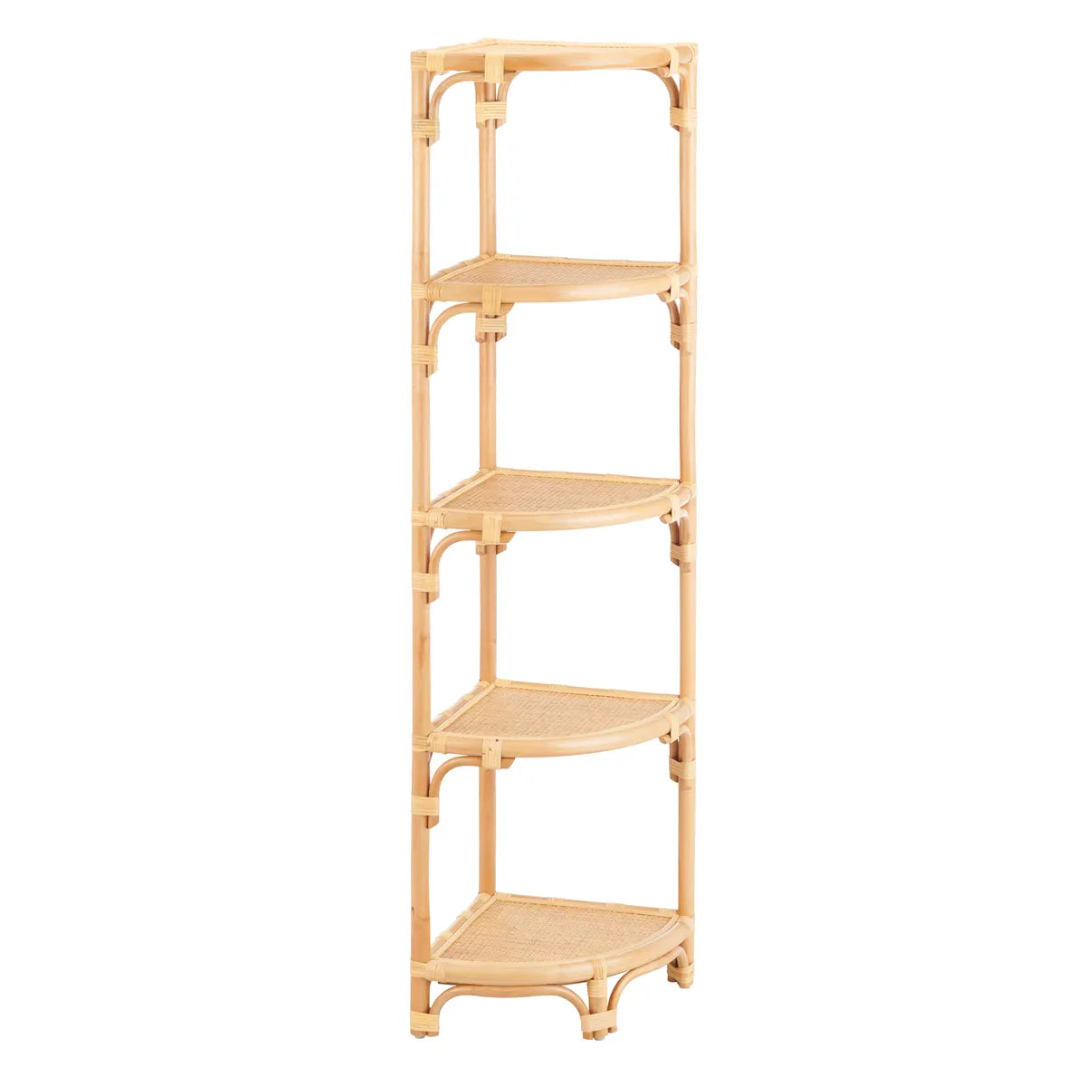 Crestview Collection Capri Cane Corner Shelf - Image 1