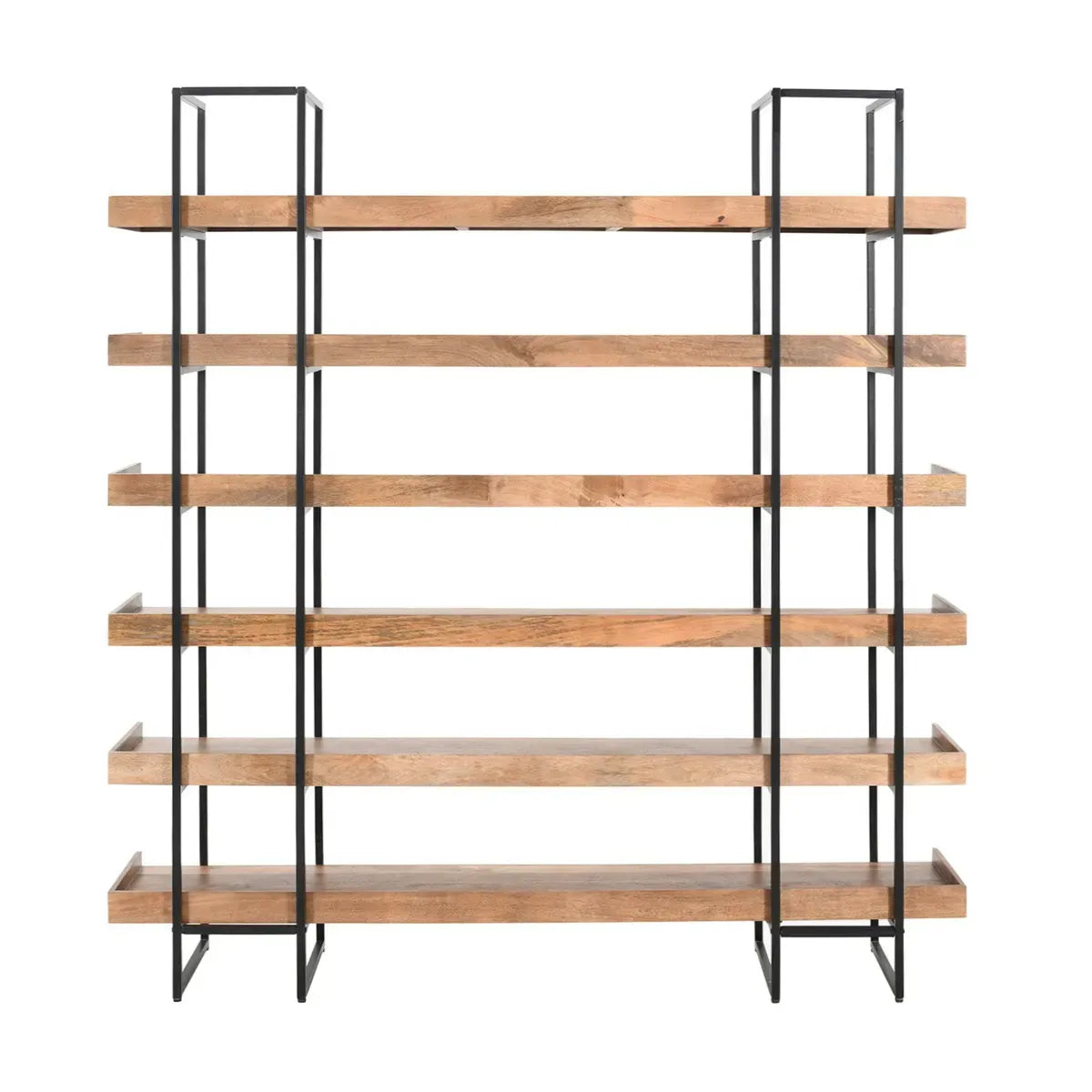 Crestview Collection Keaton Stained Brown Etagere - Image 1
