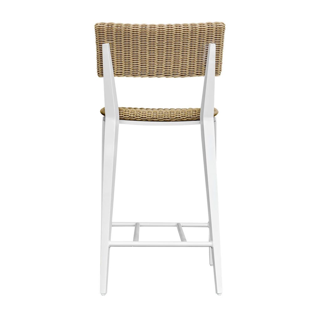 Uttermost Calbas Honey All Weather Wicker Outdoor Counter Stool - Image 3