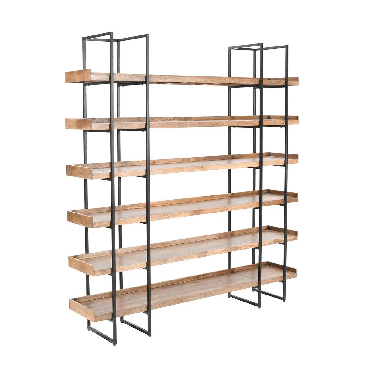 Crestview Collection Keaton Stained Brown Etagere - Image 2