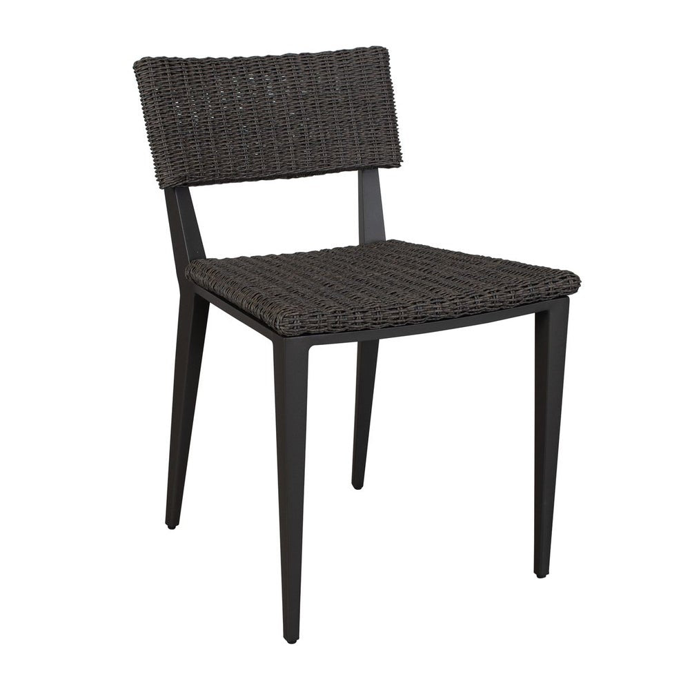 Uttermost Calbas Mocha All Weather Wicker Outdoor Dining Chair - Image 2
