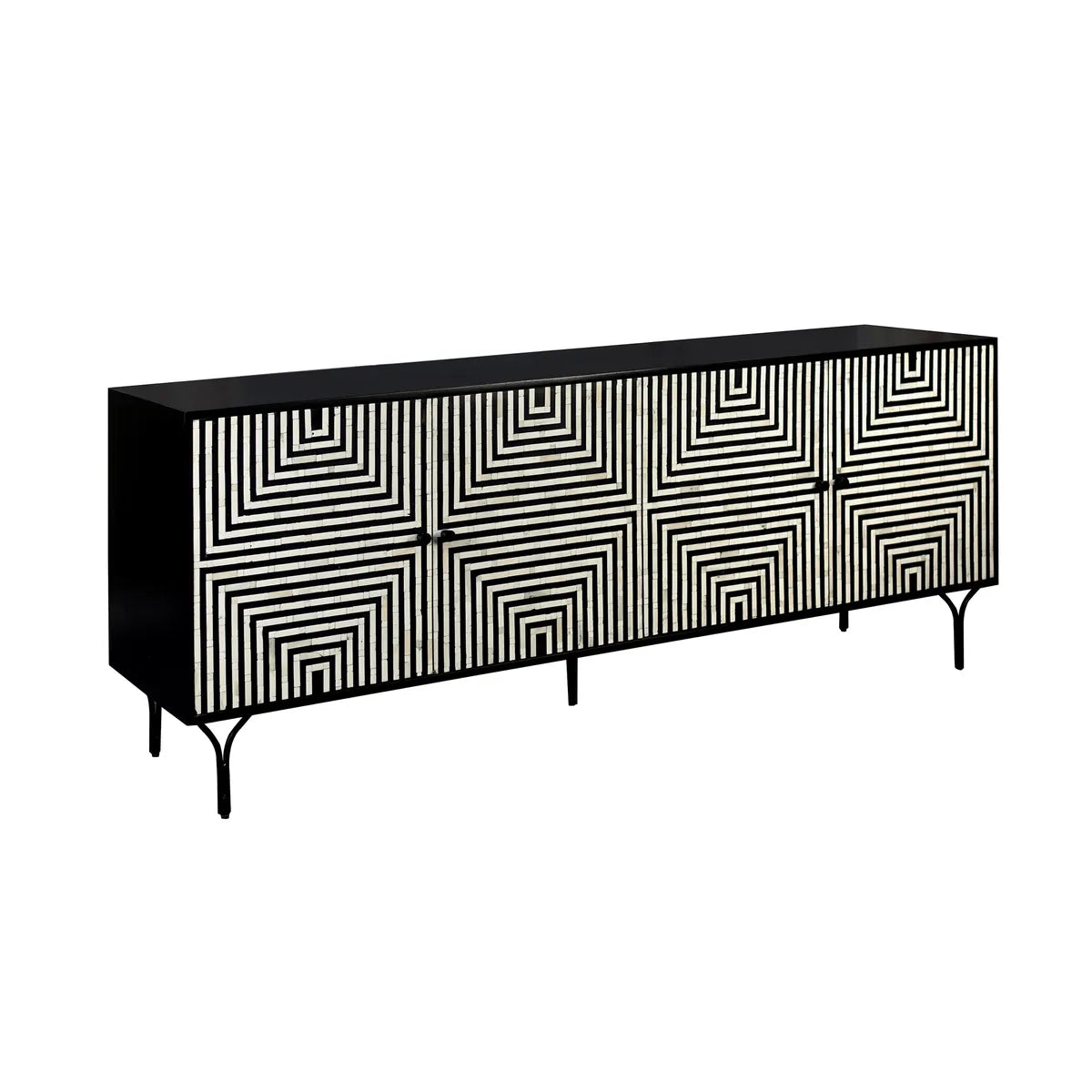 Crestview Collection Atlas Four - Door Sideboard - Image 3