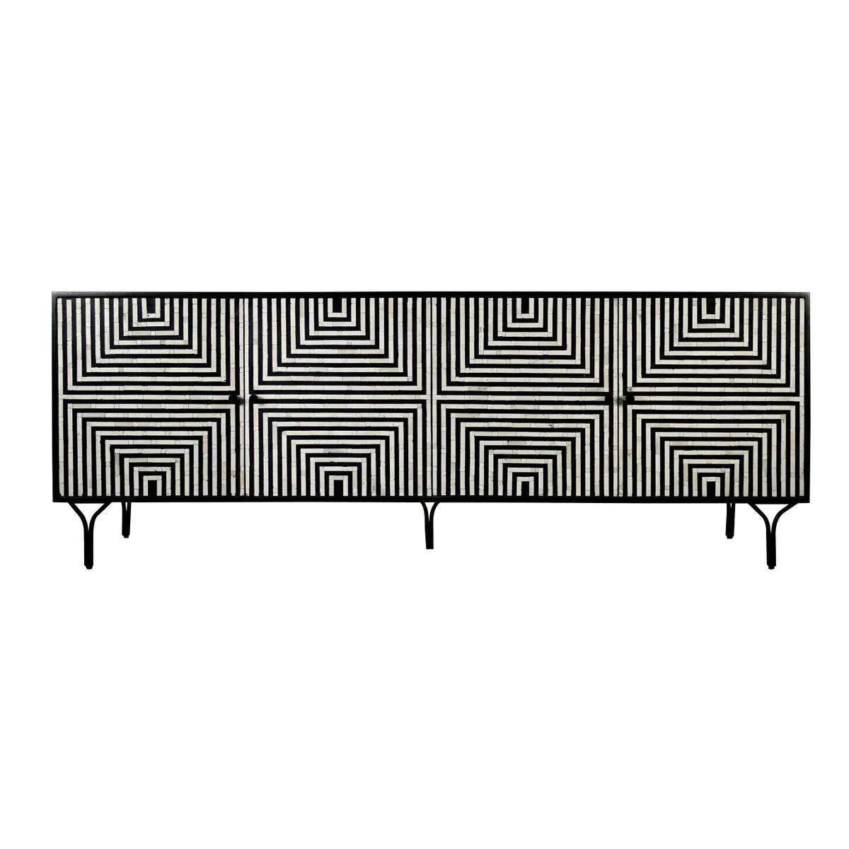 Crestview Collection Atlas Four - Door Sideboard - Image 2