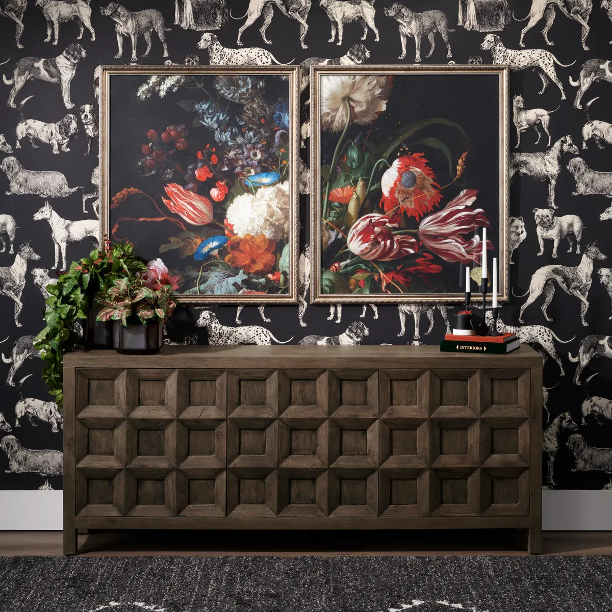 Crestview Collection Briarwood Three- Door Sideboard - Image 1