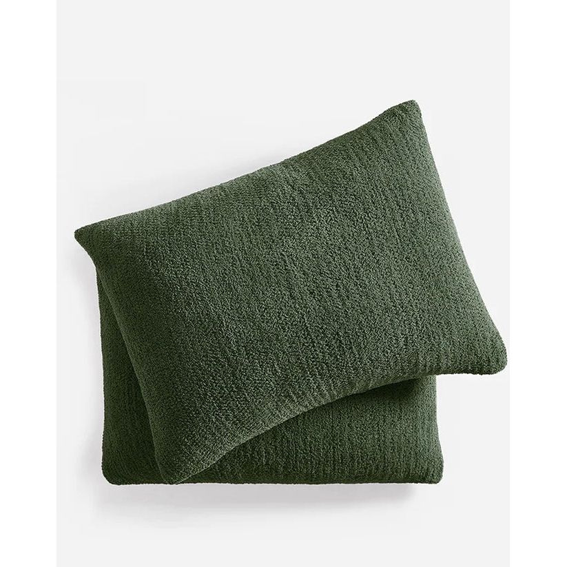 Sunday Citizen Moss Snug Pillow Sham Set Standard Shams Set of 2 27x20 Covers - Image 1