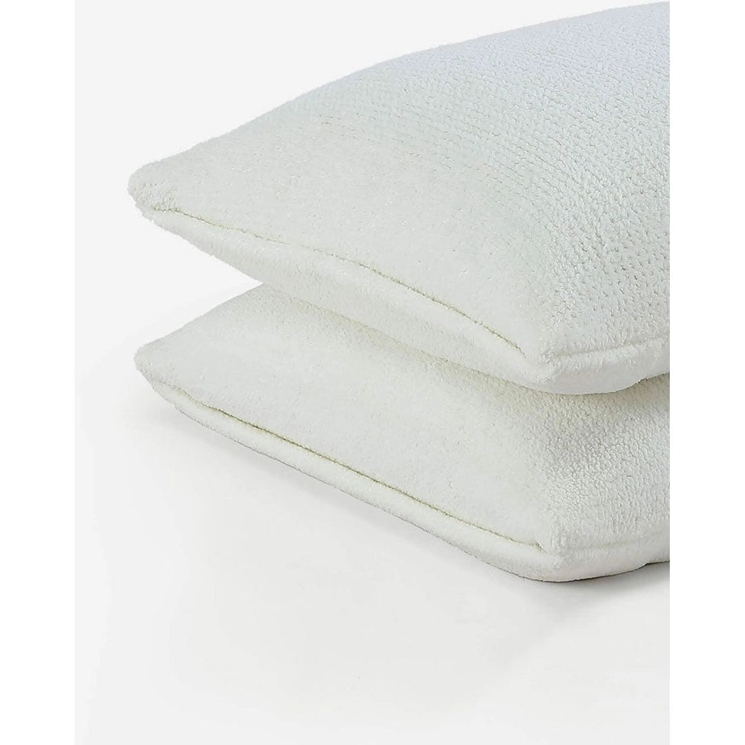 Sunday Citizen Off White Snug Pillow Sham Set Standard Shams Set of 2 27x20 Covers - Image 3