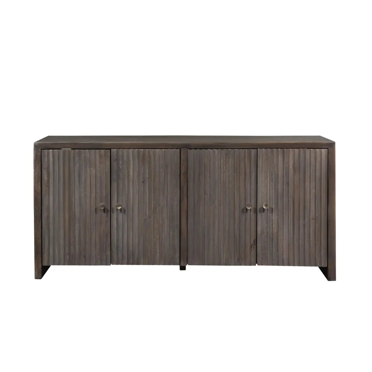 Crestview Collection Elston Stained Brown 4- Door Sideboard - Image 2