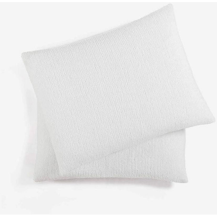 Sunday Citizen Clear White Snug Pillow Sham Set Standard Shams Set of 2 27x20 Covers - Image 1