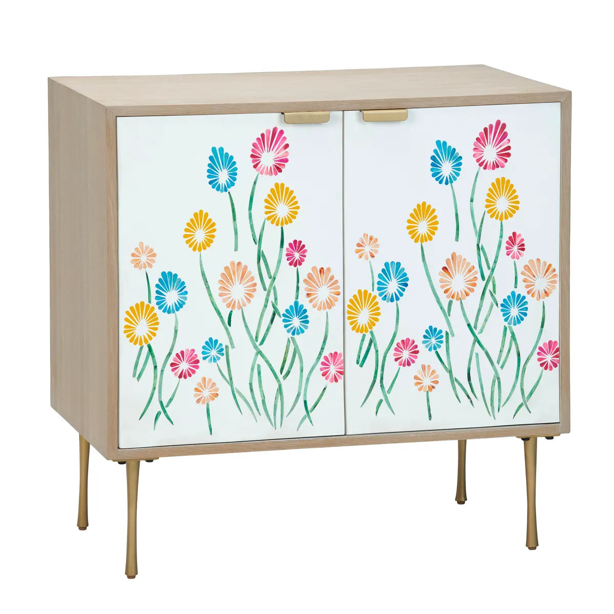 Crestview Collection Whimsy Two- Door Cabinet - Image 1