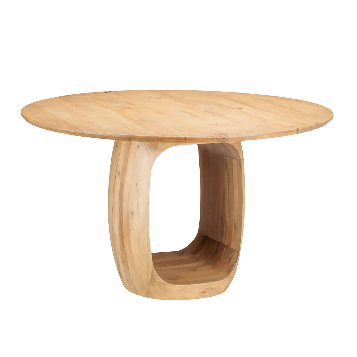 Crestview Collection Sonora Stained Natural Wood Dining Table - Image 1