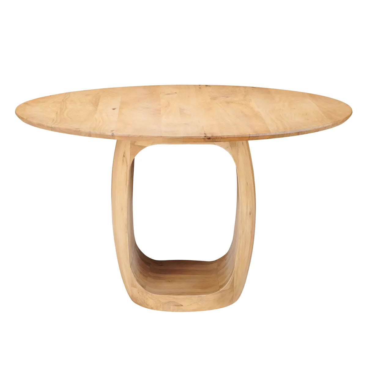 Crestview Collection Sonora Stained Natural Wood Dining Table - Image 2