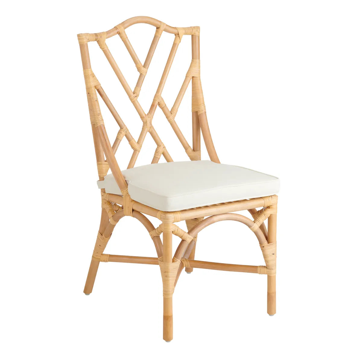 Crestview Collection Capri Natural Cane Dining Chair - Image 1