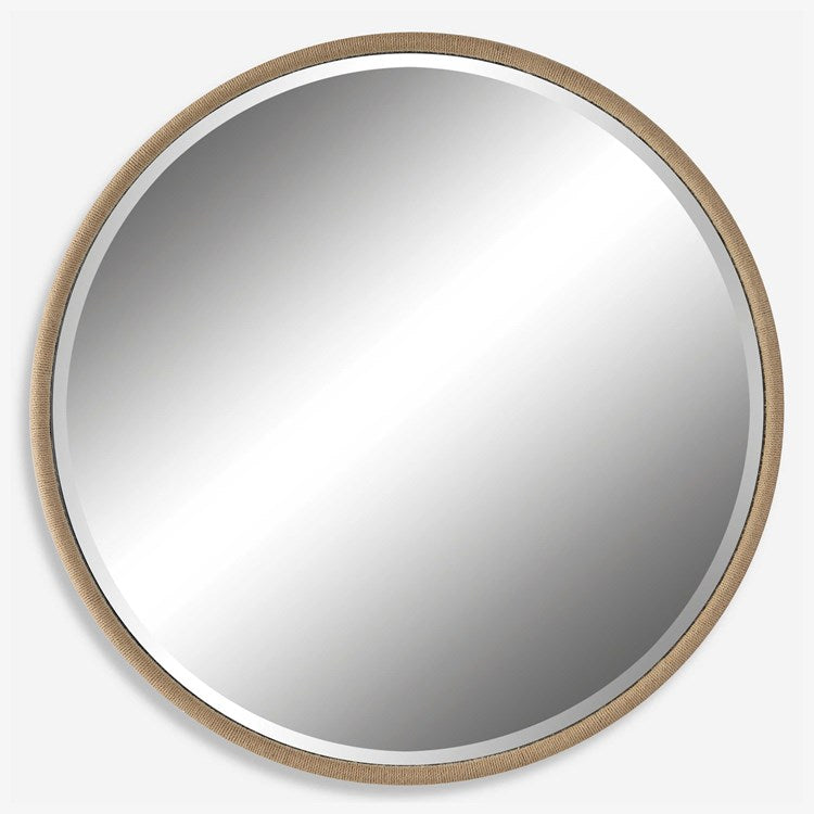 Uttermost Ranchero Natural Braided Rope Round Mirror - Image 2
