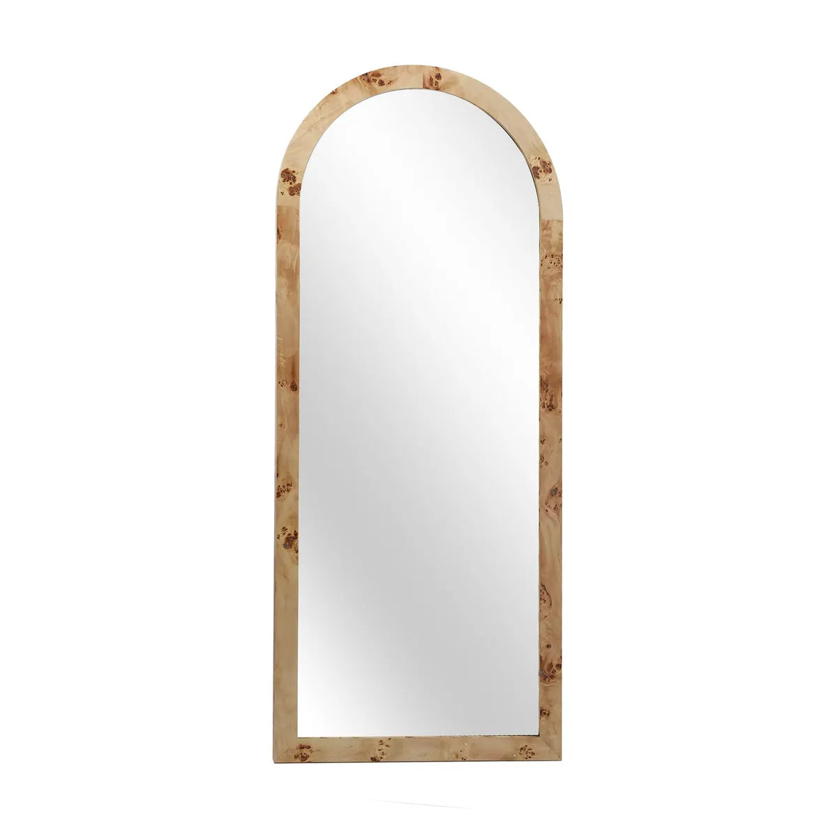 Crestview Collection Dawes Mappa Burl Arch Mirror - Image 1
