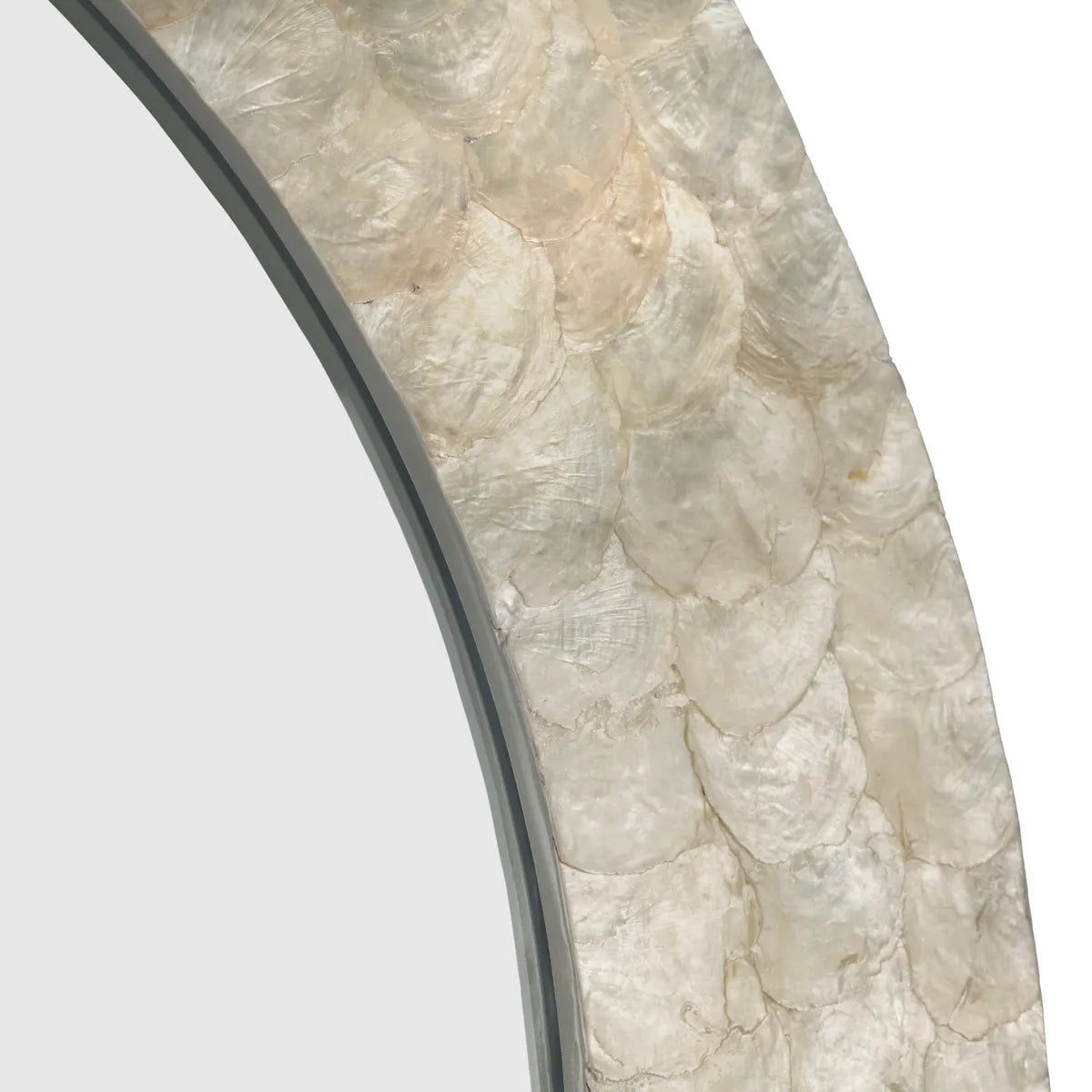 Crestview Collection Capiz Glow Round Mirror - Image 2