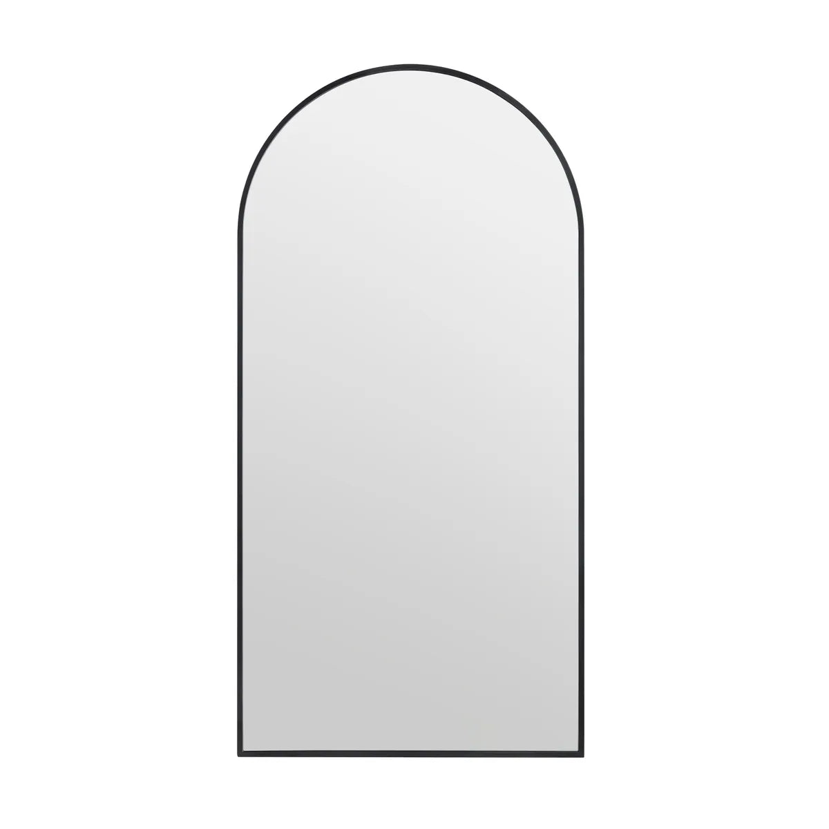 Crestview Collection Pierson 1 Matte Black Arch Mirror - Image 2