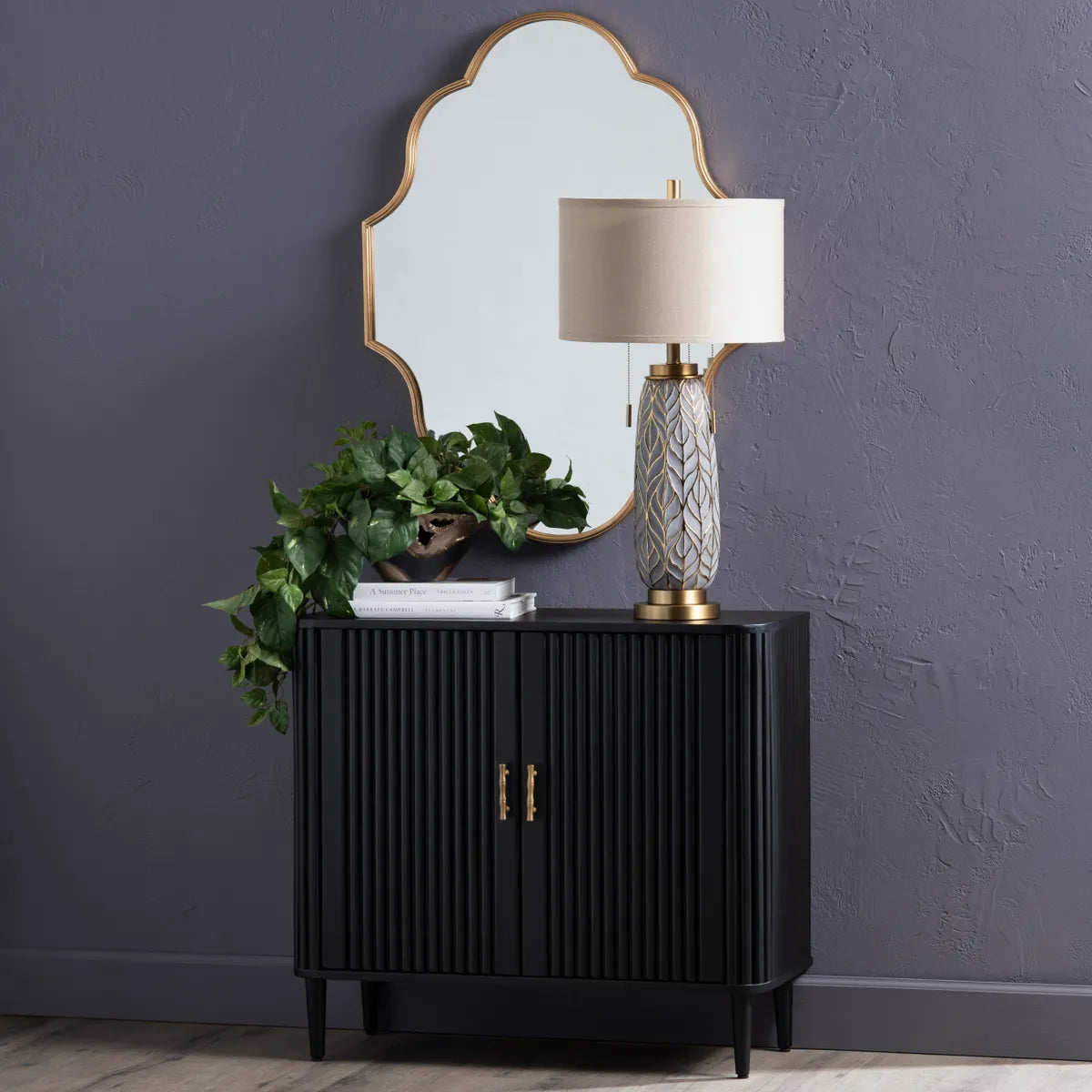 Crestview Collection Vander Gold Metal Mirror - Image 1