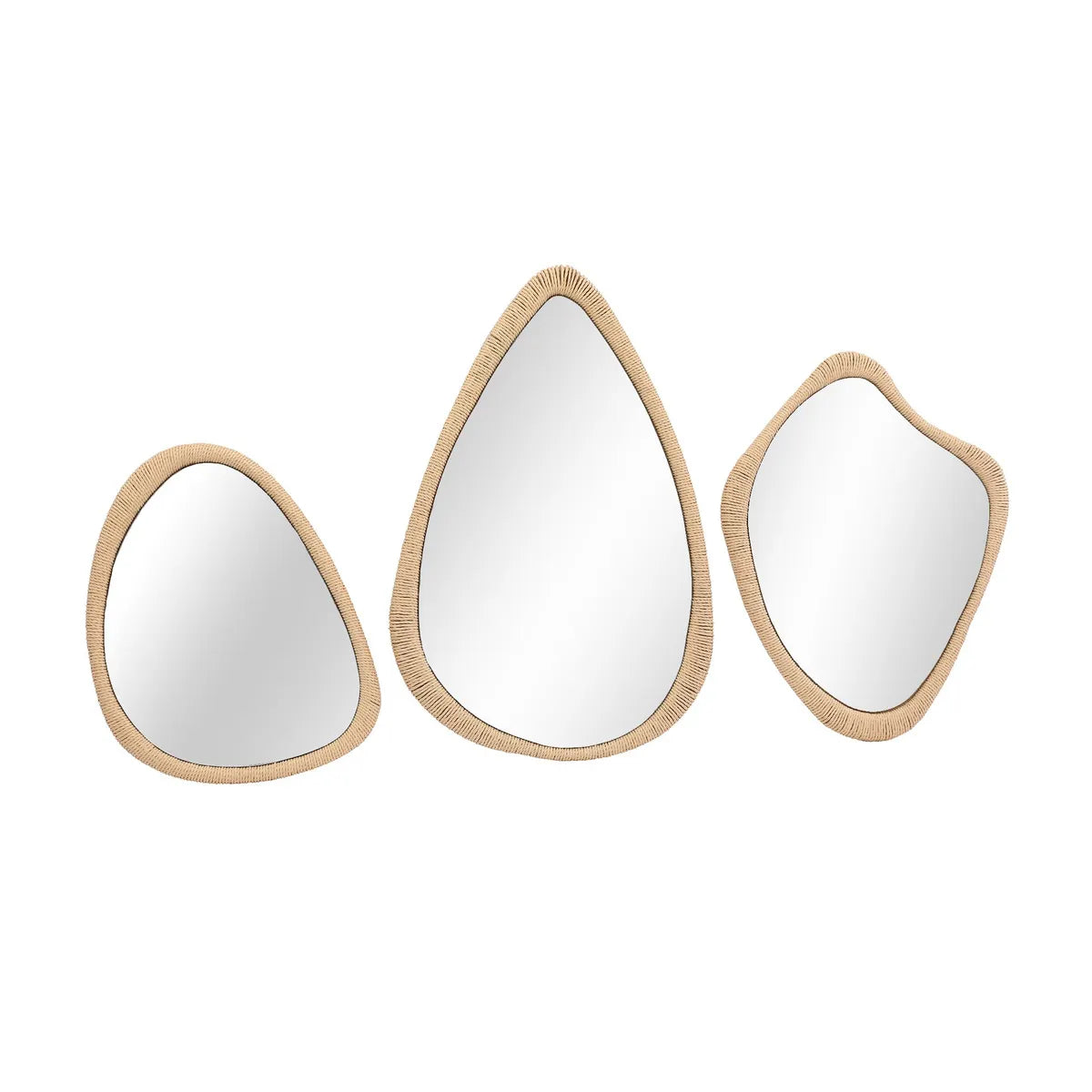 Crestview Collection Ashby Set Of 3 Wall Mirrors - Image 1