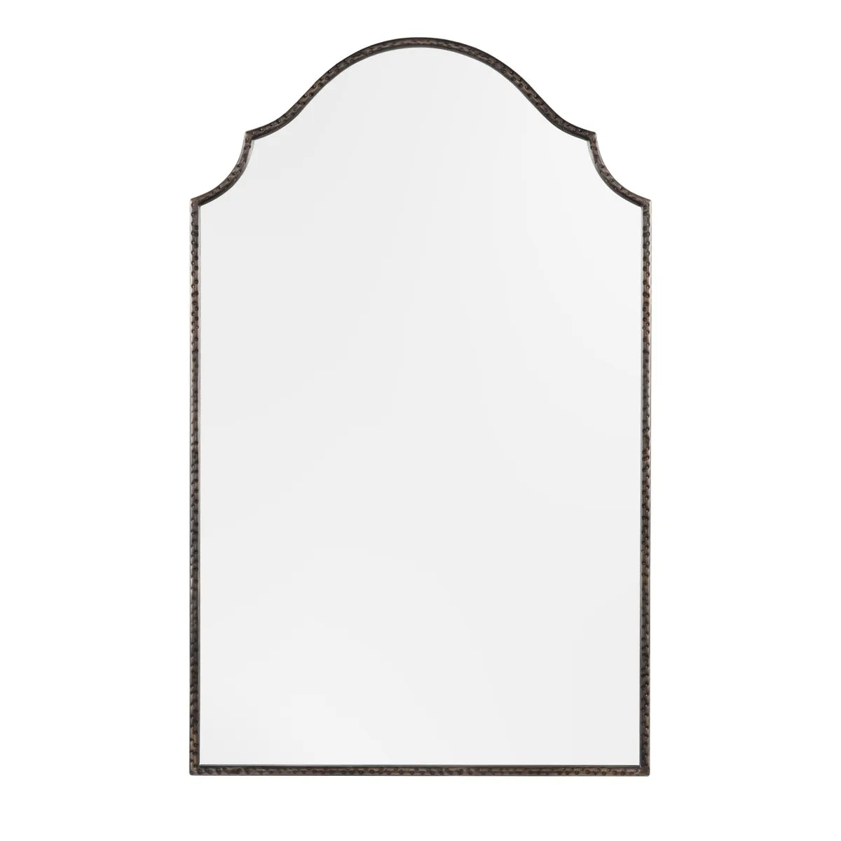 Crestview Collection Waverly 1 Matte Black Finish Wall Mirror - Image 1