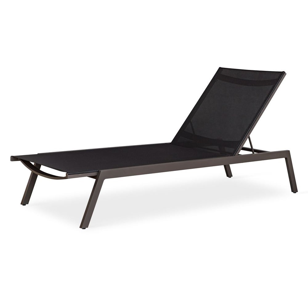 Uttermost Bea Java Black Mesh Outdoor Pool Chaise - Image 2