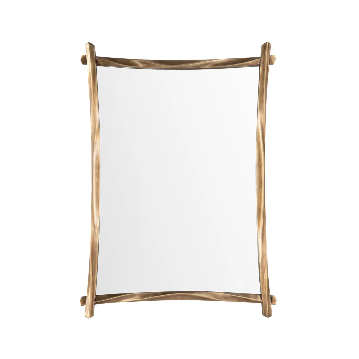 Crestview Collection Cullen 1 Gold Metal Mirror - Image 3