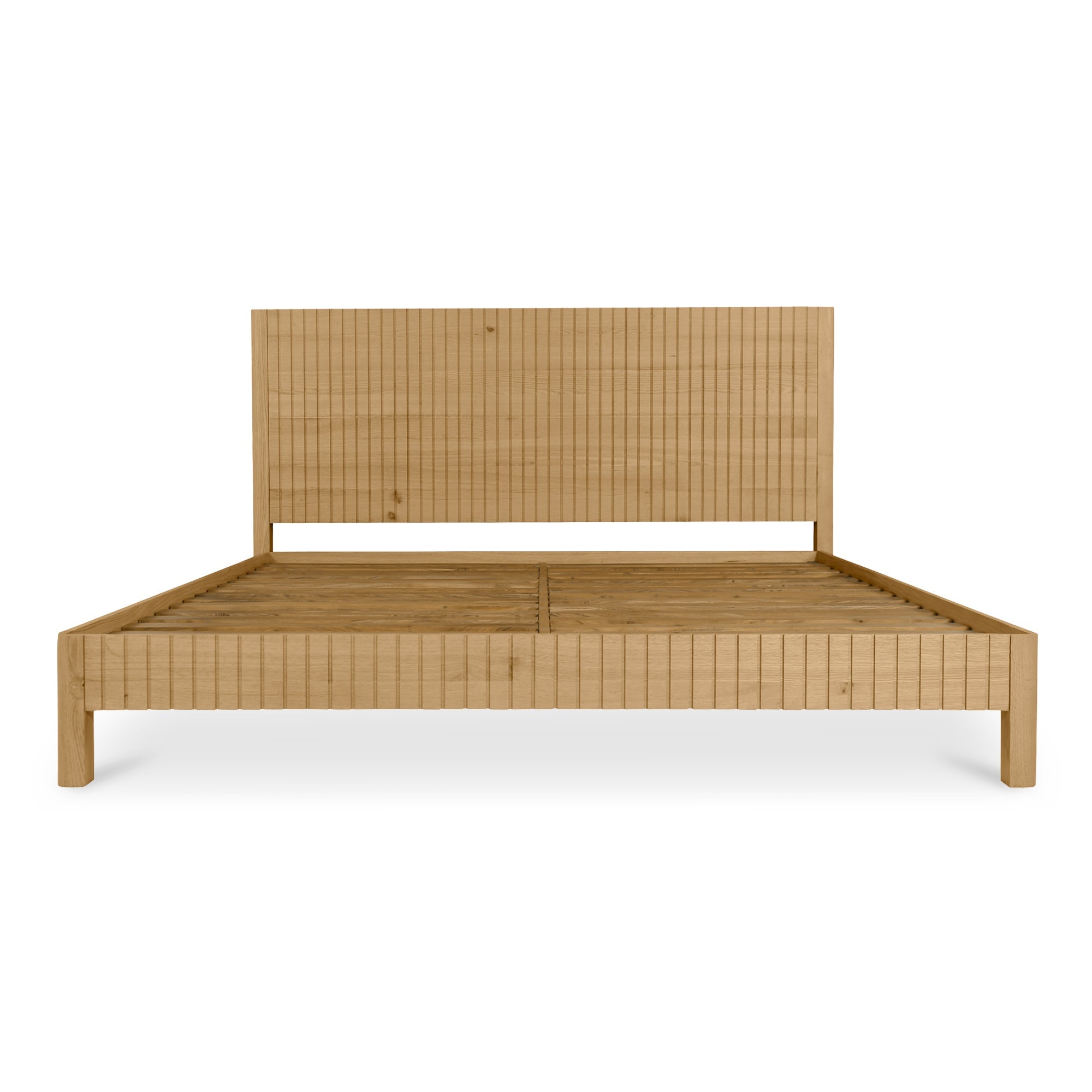 Moe's Home Collection Povera Natural Oak King Bed - Image 2