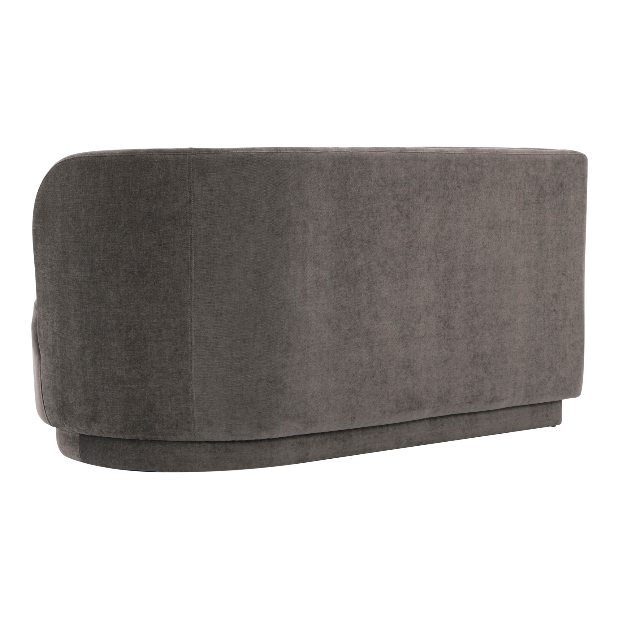 Moe's Home Collection Yoon Grey 2 Seat Sofa Right-Facing - Image 3