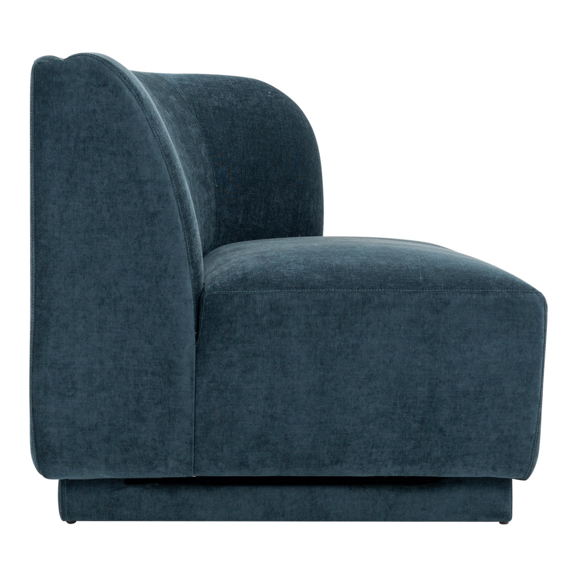 Moe's Home Collection Yoon Blue 2 Seat Sofa Right Nightshade - Image 3