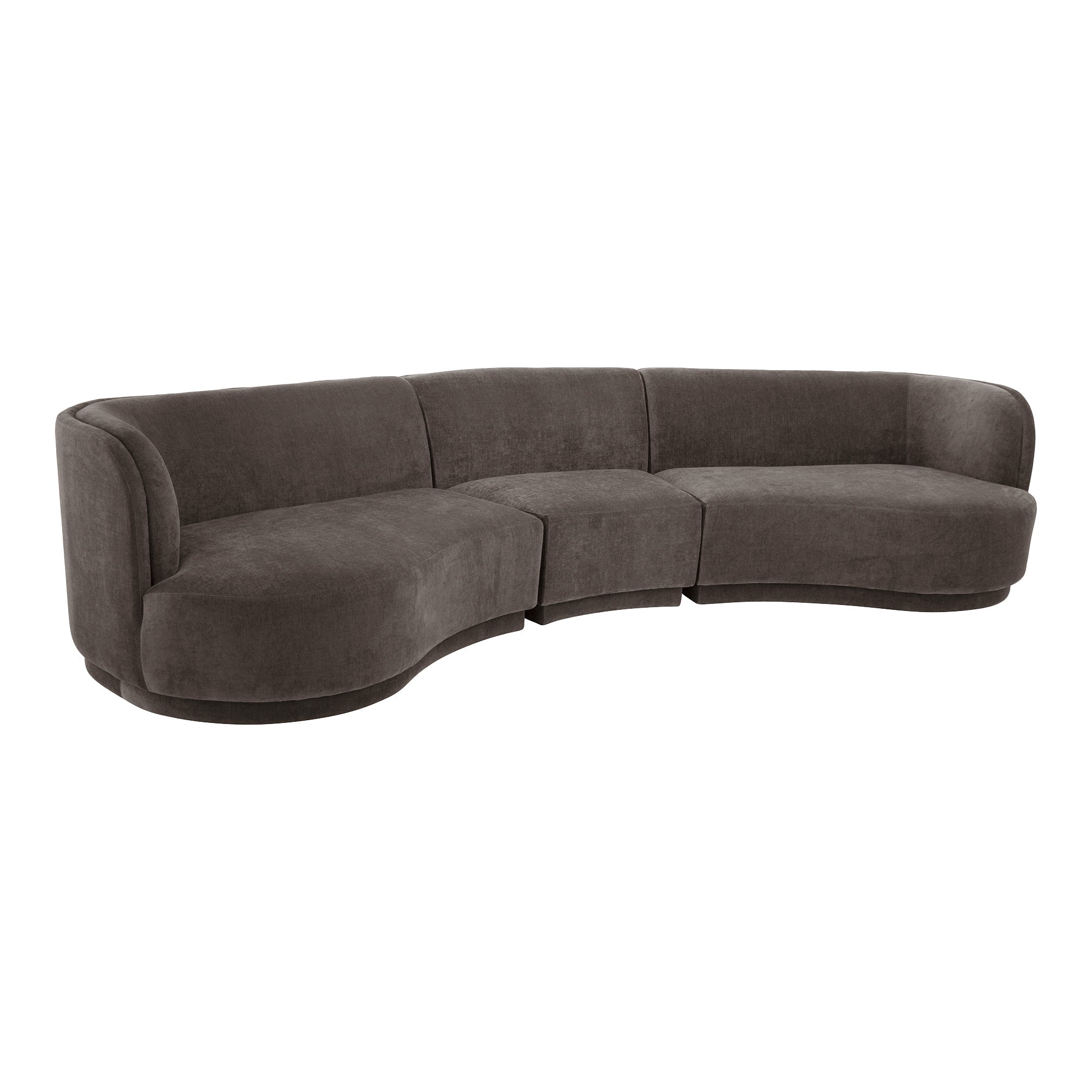 Moe’s Home Collection Yoon Grey Compass Modular Sectional