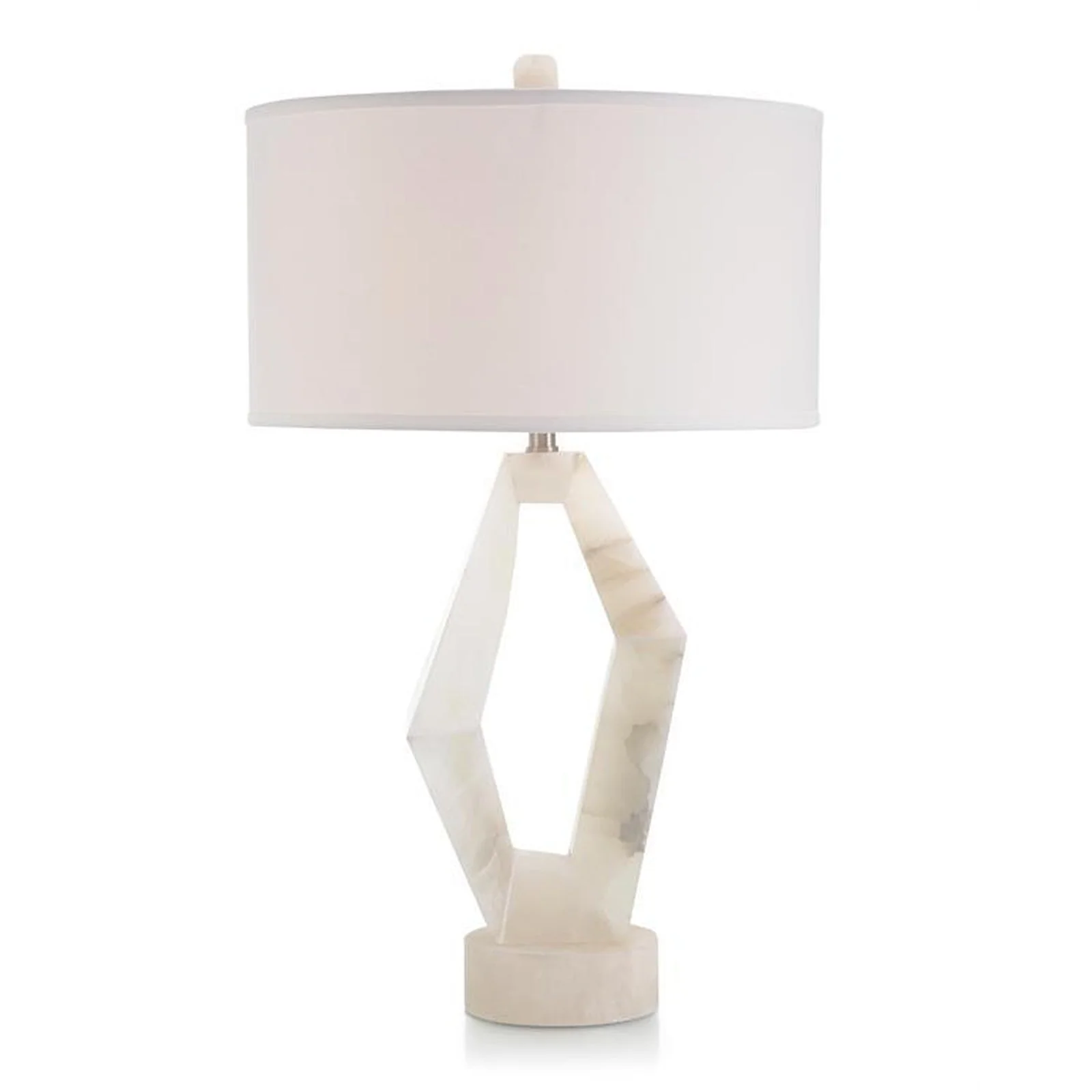 John Richard Abstract Alabaster Table Lamp - Image 1