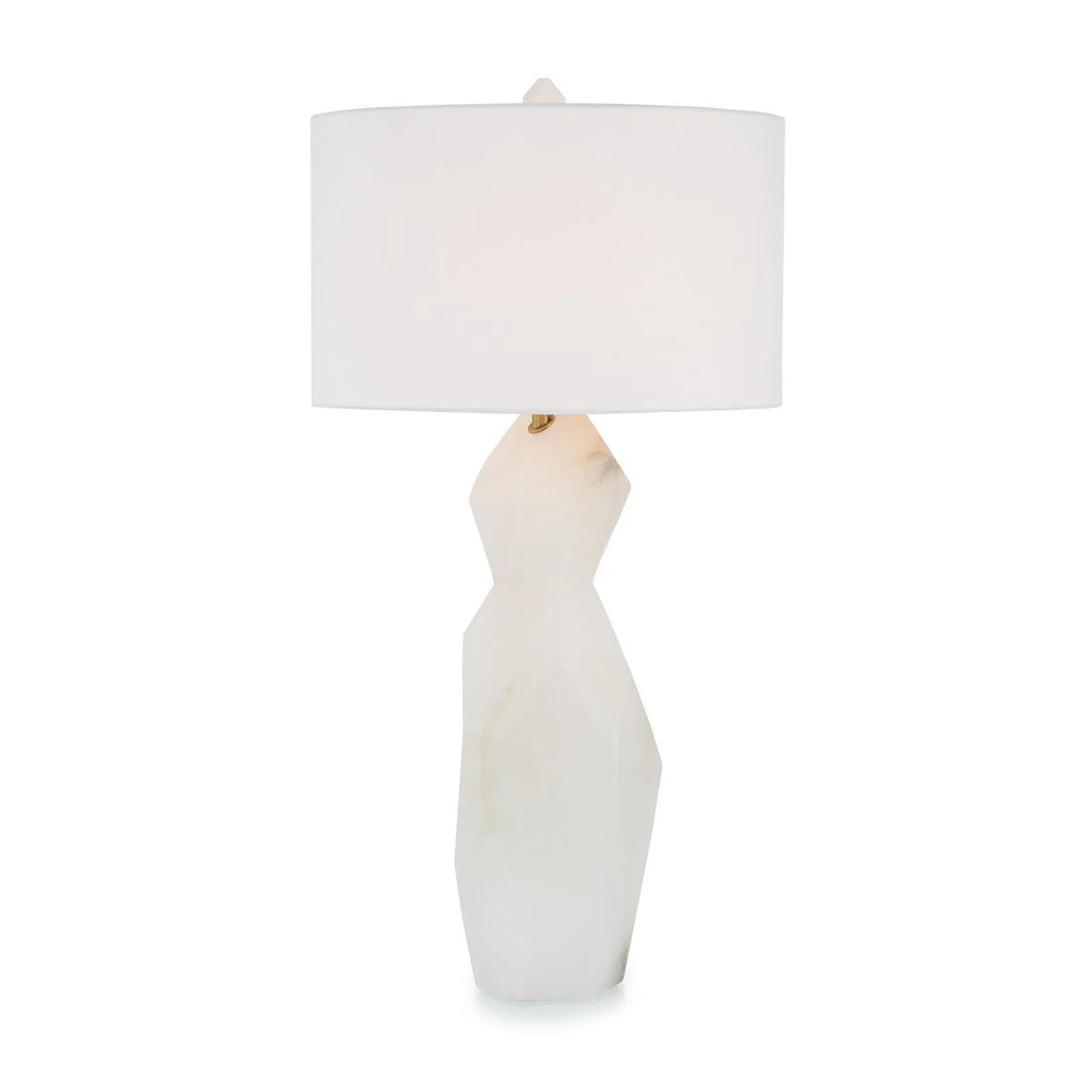 John Richard Alabaster Abstract Table Lamp - Image 1