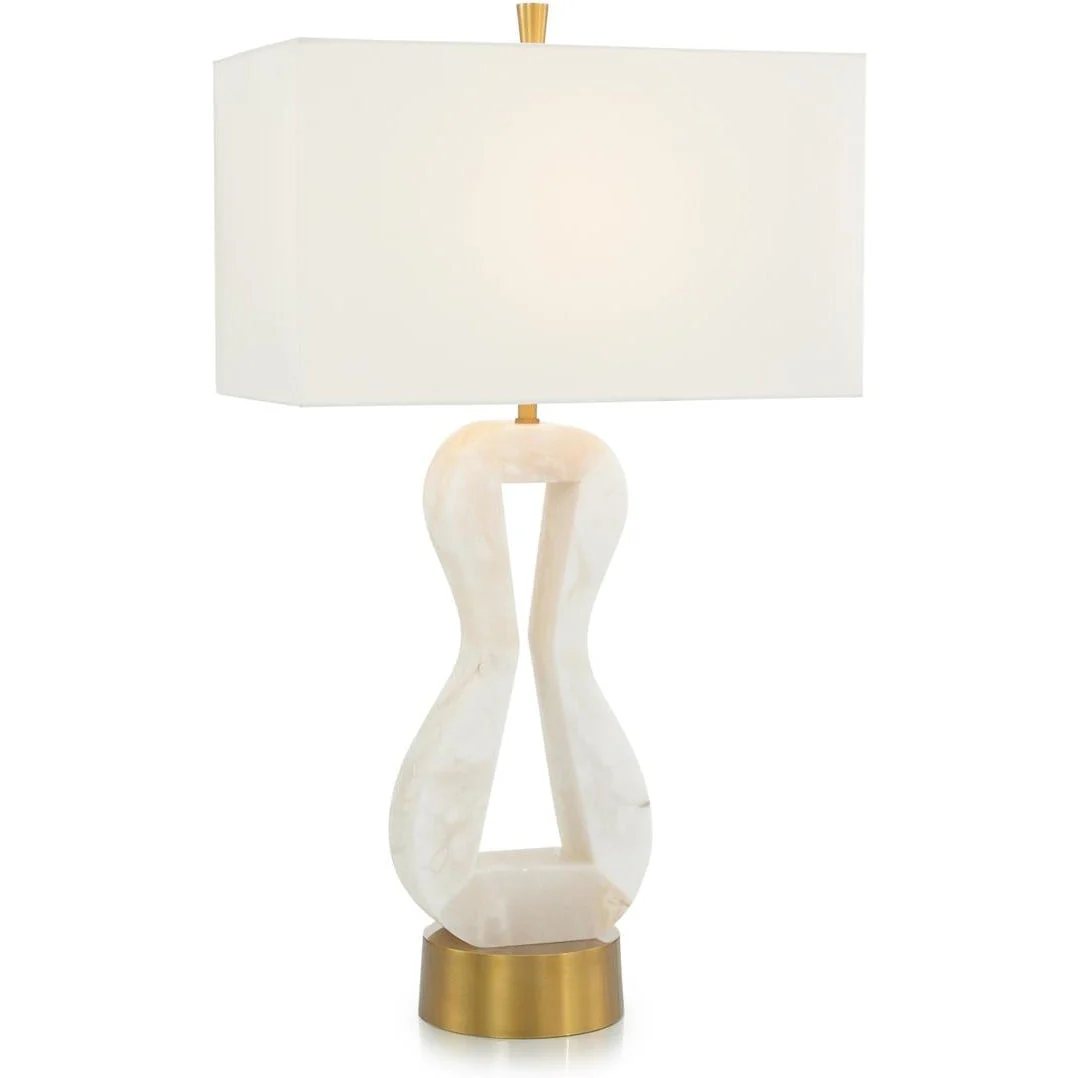 John Richard Infinite Alabaster Table Lamp - Image 1