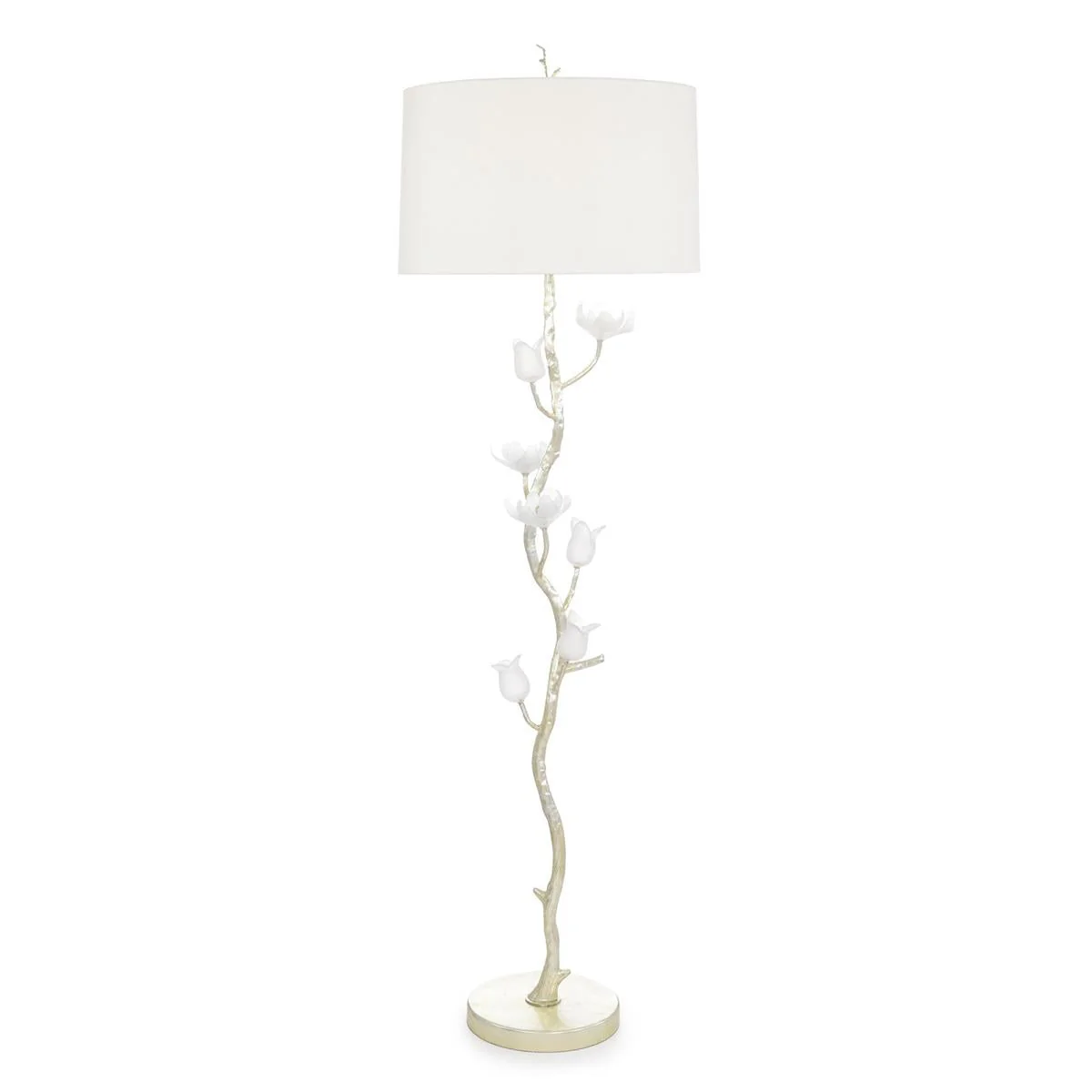 John Richard Silver Perennial Floor Lamp