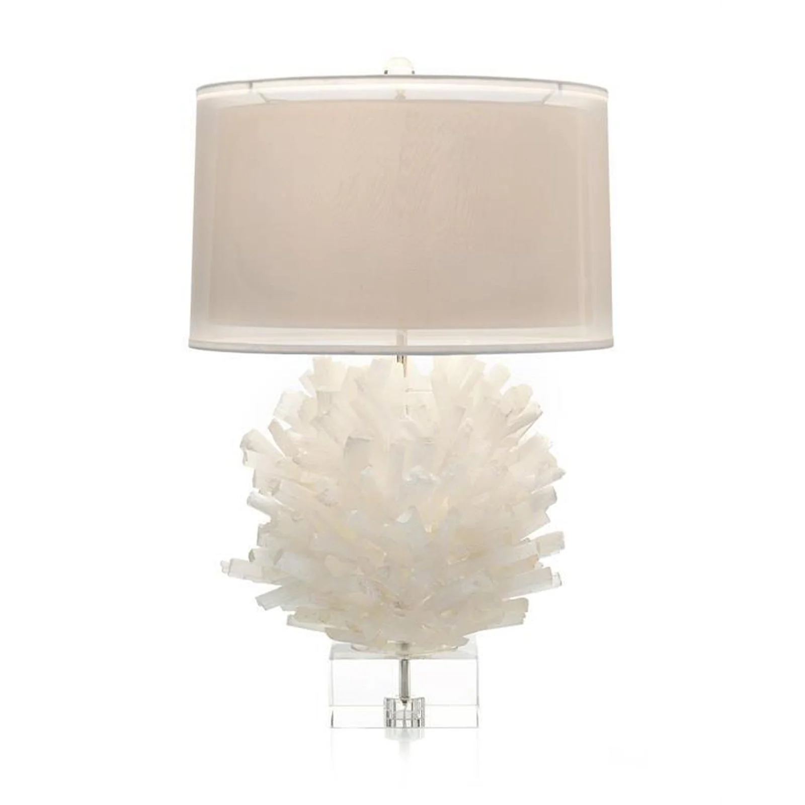 John Richard Selenite Table Lamp I - Image 1