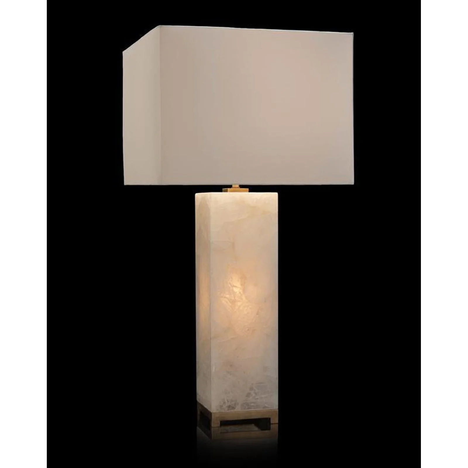 John Richard Illuminated Calcite Table Lamp - Image 1