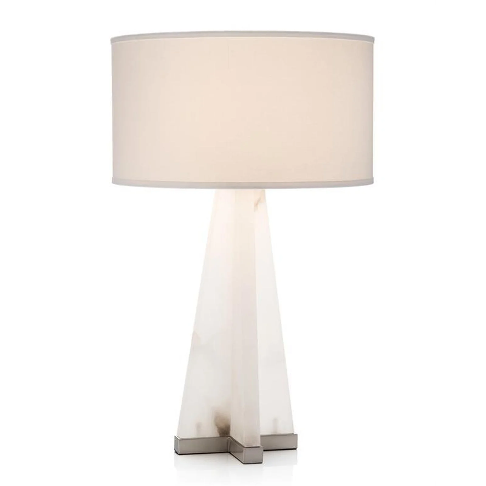 John Richard Sculptural Alabaster Table Lamp - Image 1